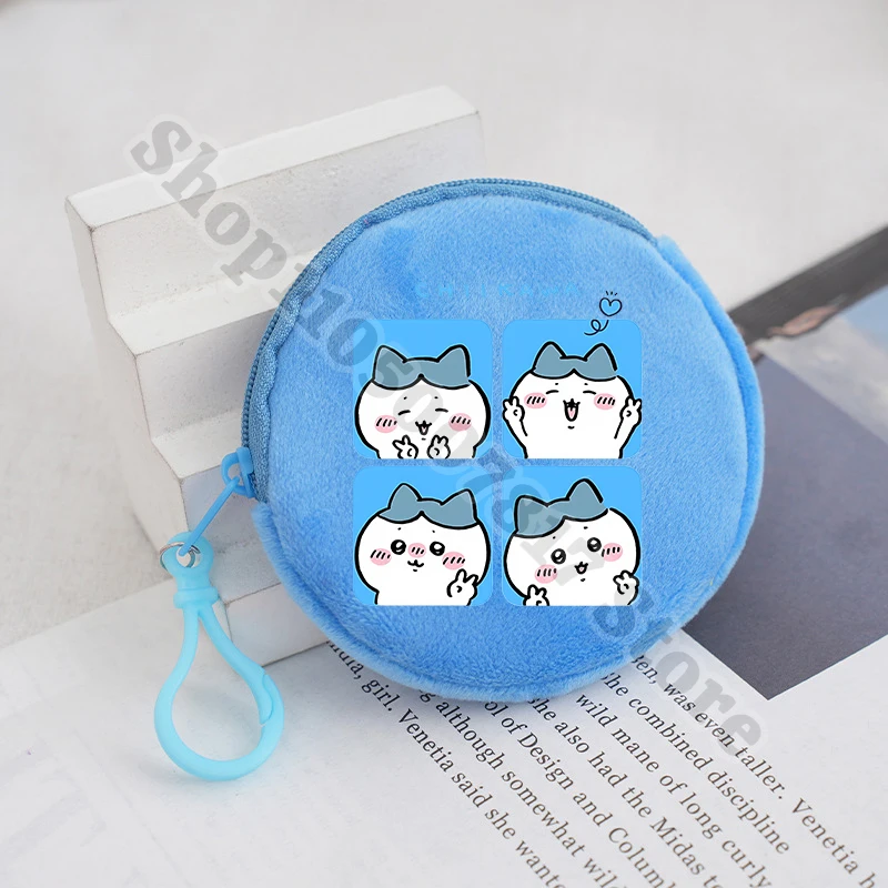 Portamonete in peluche per bambini Cartoon Chiikawas Anime Portafoglio carino Borsa per soldi moda per bambini Accessori Custodia portaoggetti Porta carte Regali