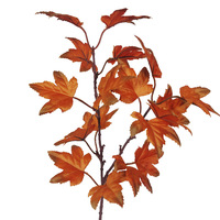 Artificial Maple Leaf Branch AutumnThanksgiving Wedding Party Decor for Office Desk Xmas Home Restaurant Shopping Mall Decor