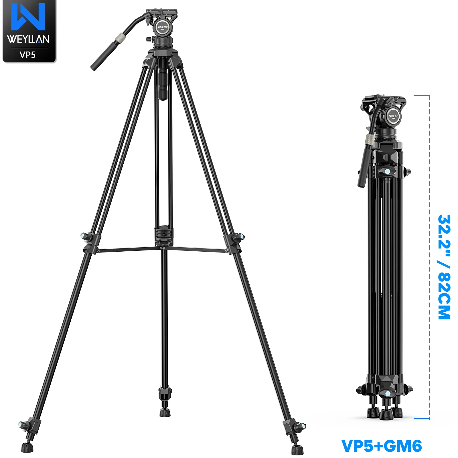 70'' Video Tripod A…