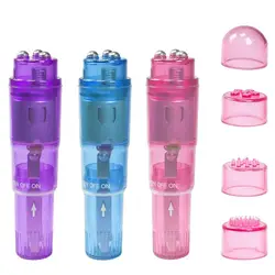 1PCS Three Colors Mini Vibration Massager Pocket Personal Electrical Tools Held Hand Full Body Q2X2