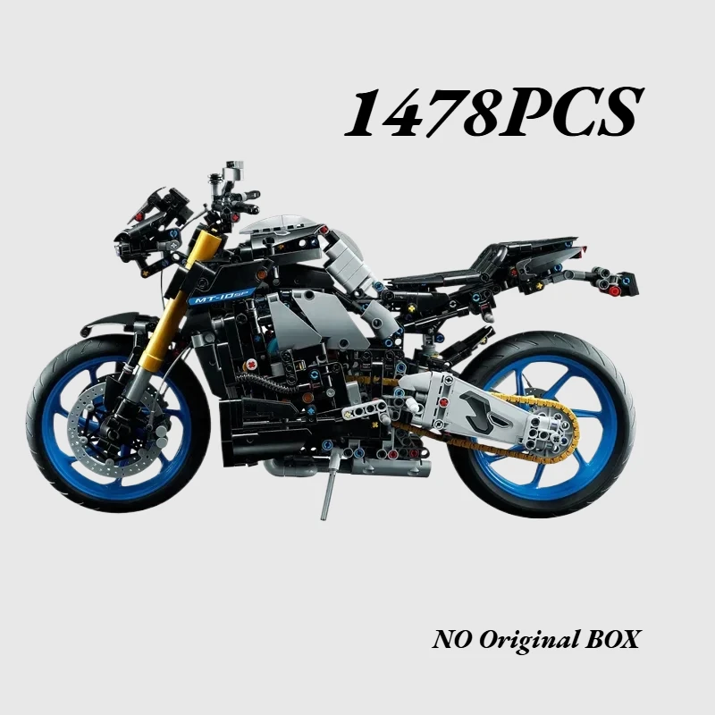 New MOC-42159 Technical Motorcycle Model Building Blocks Advanced Building Set For Adults Bricks Creative DIY Toys Gifts 1478PCS