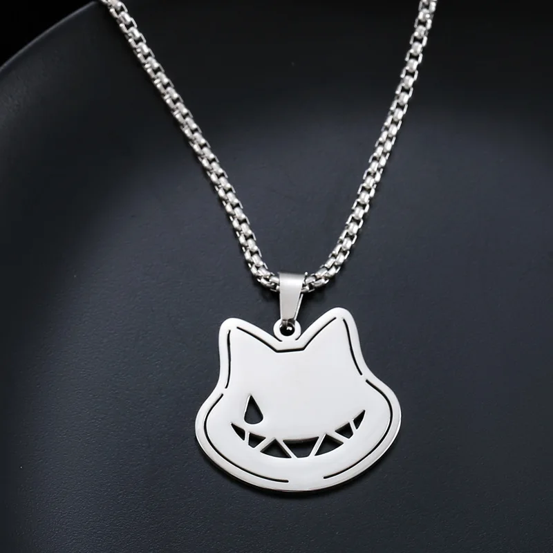 Genshin Impact Lini Fontaine Necklace Stainless Steel Circus Anime Game Pendant Jewelry