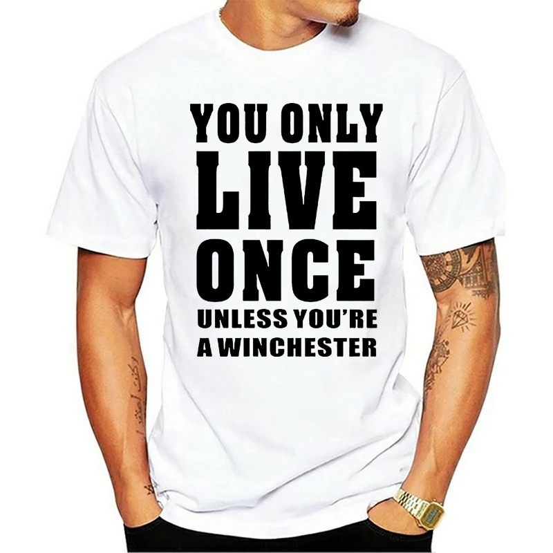 Weelsgao Castiel Hunters Winchester Brothers Supernatural T Shirt Funny Couple T-Shirt Top Tee More Size And Gift