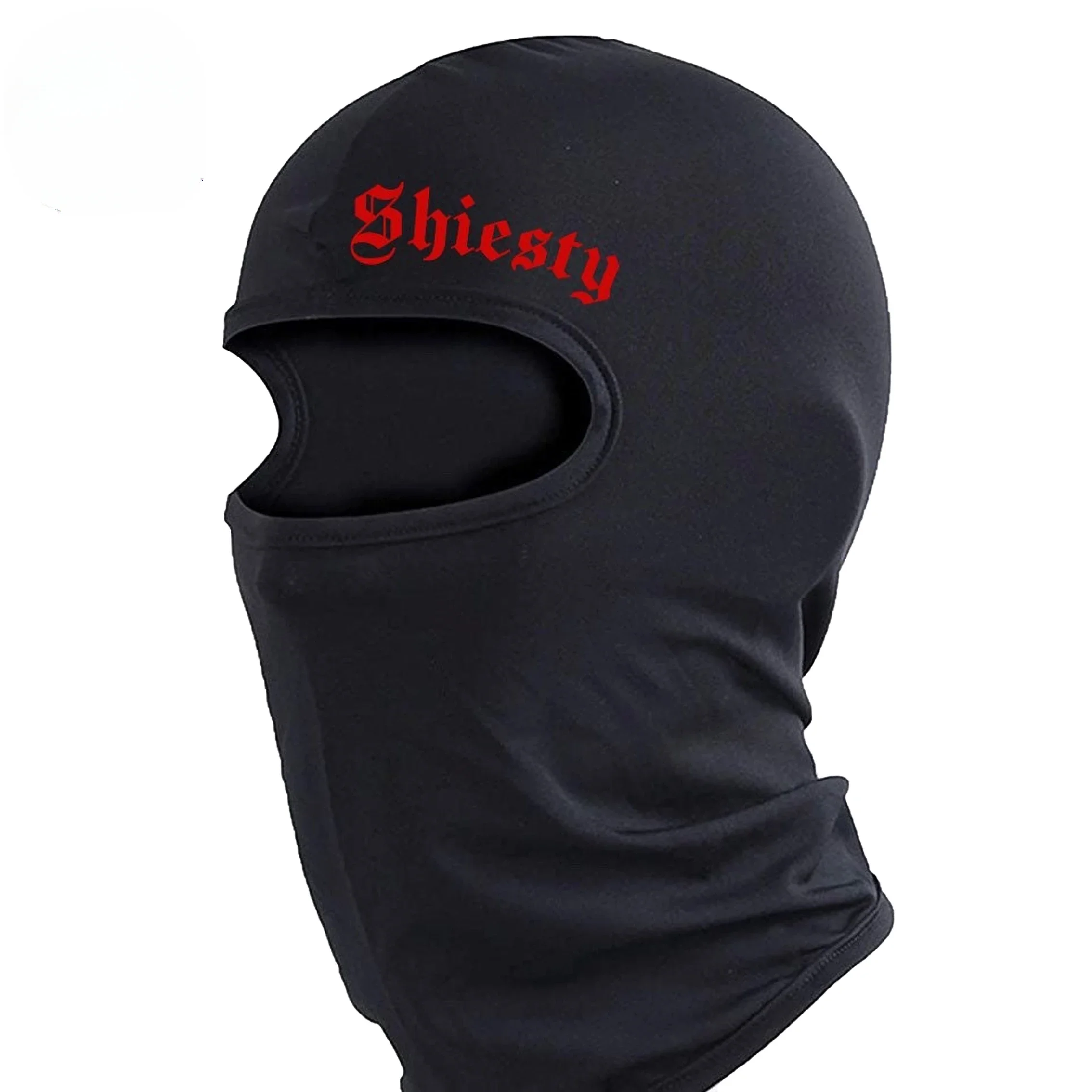 Shiesty Balaclava Face Mask Rap Balaclava Summer Cooling Neck Gaiter, UV Protector Motorcycle Ski Scarf for Men Women Mask black