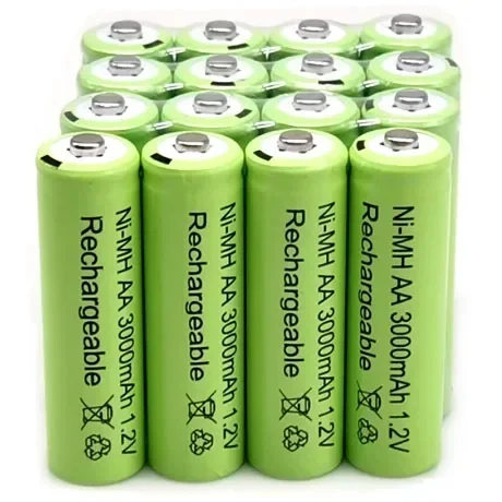 .100%. Original. recargables. de.NI-MH. baterías recargables. de.1,2V. AA3000mAh. precargables. para. juguetes. 1.2V 3000mAh