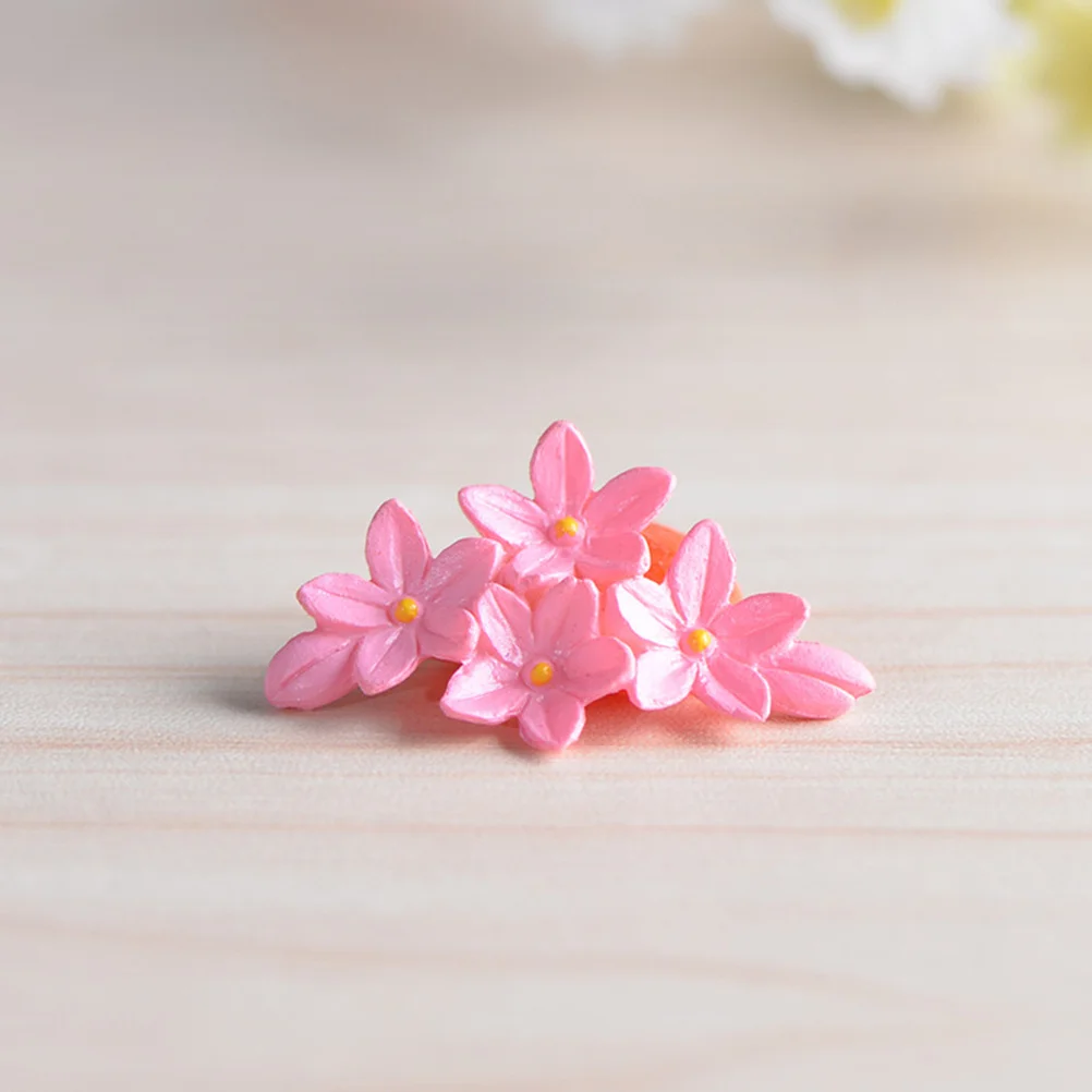 10 قطعة ديكور عصاري محاكاة الزهور للمناظر الطبيعية الصغيرة لتقوم بها بنفسك بونساي تررم الجنية إكليل تقليد فلوريت حديقة حلية #6