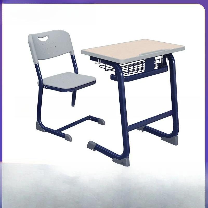 

Children's Study Table Home Primary School Tutoring Training Class Desks and Chairs Can Be Lifted School Writing Desk Set