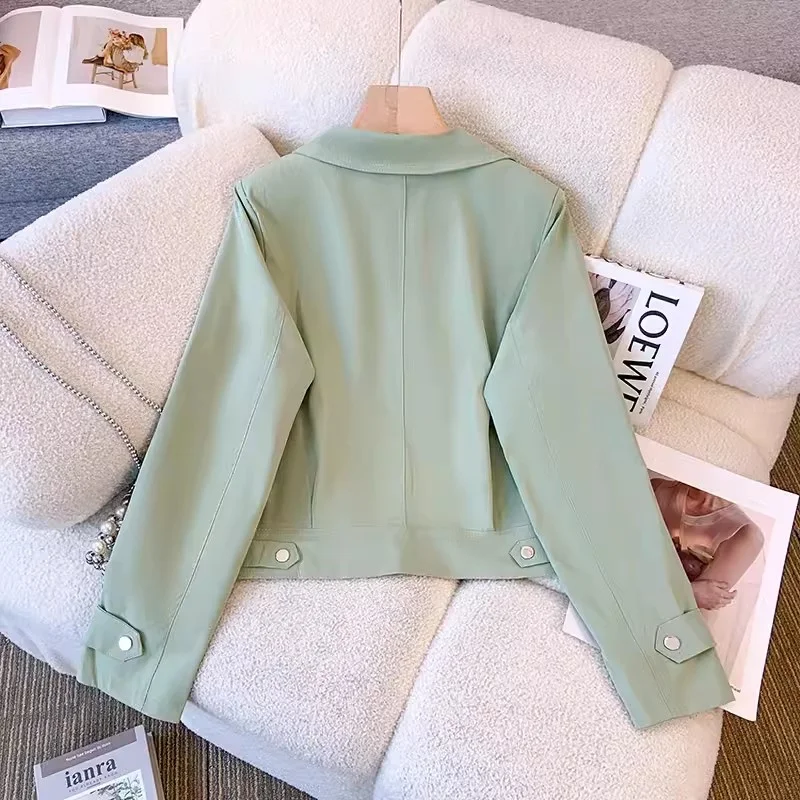 Short Suit Coat for Women in Spring Autumn 2024 High-end Feeling Slim fit Versatile Jacket Fashionable Temperament Slimming Top