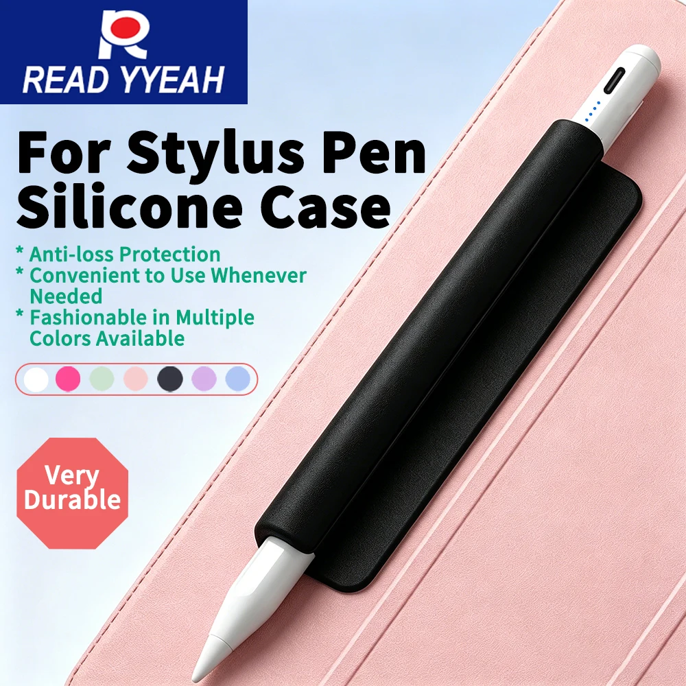 

2026New iPad Pencil + Silicone Anti-Lost Pen Sleeve With Self Adhesive Protective Flexible For iPad Tablet Case iPad Accessories