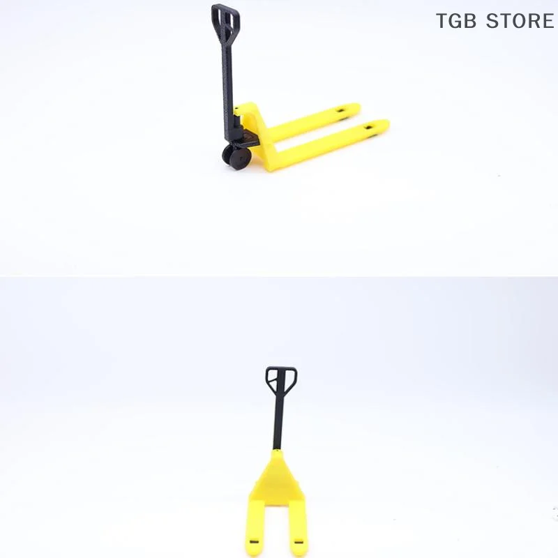 2 Stuks 1/12 Mini Simulatie Transporter Lade Miniatuur Heftruck Speelgoed Set Poppenhuis Voedsel En Speelscène Voor Kinderen Gift