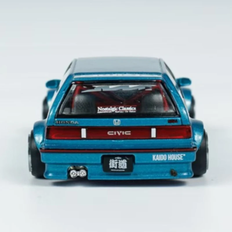 KAIDO HOUSExMINIGT 1/64 Honda Civic (EF) V1 Legering Speelgoed Motorvoertuig Diecast Metaal Model Geschenken