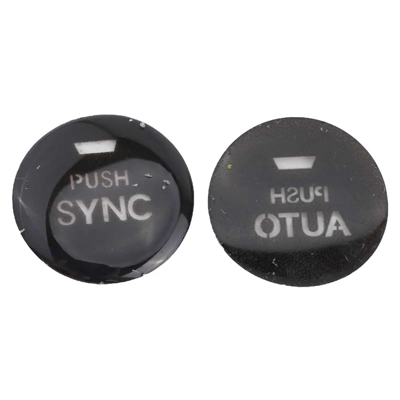 

Add a Modern Touch to Your Car's Interior with Glossy Black Central Control Switch Button Cover (80 characters)