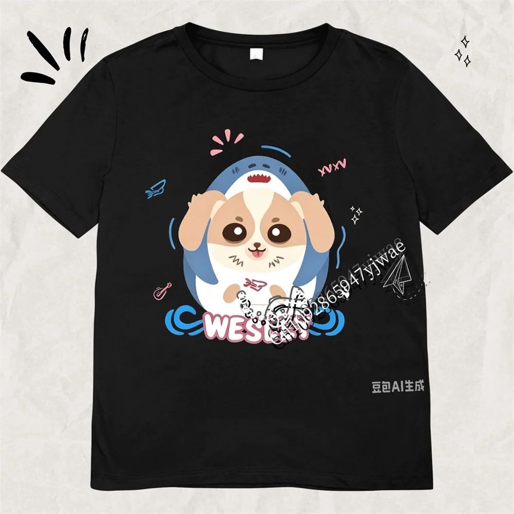 PondPuwin FourthEmini BrightWin Paar-Maskottchen Grafik Kurzarm Hochwertiges Streetwear-Oberteil Fans T-Shirt Sommer Herren Damen T-Shirt – Detail 3