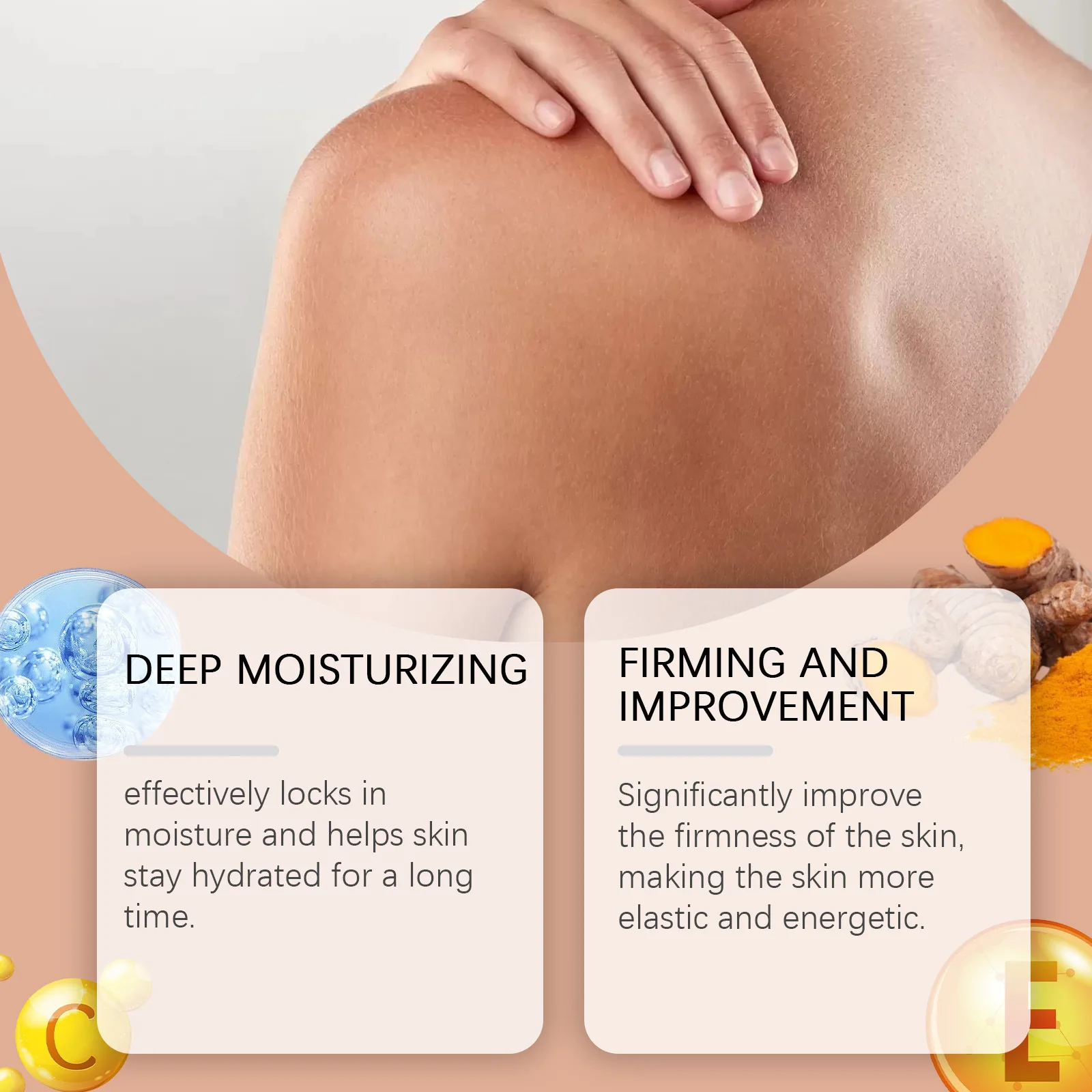 Body Lotion Moisturizing Anti Drying Lightening Melanin Elbows Knees Nourishing Exfoliating Improve Dull Vitamin C Body Cream