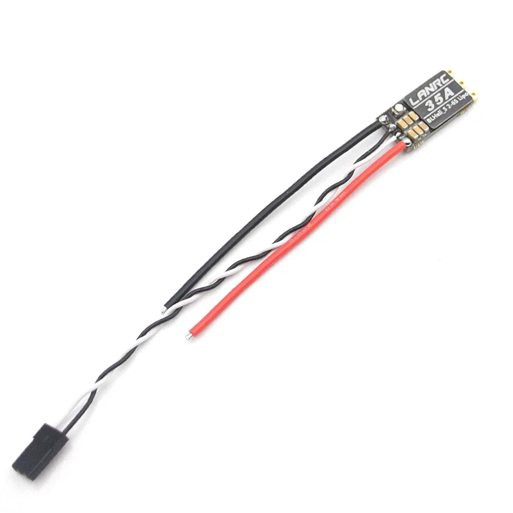 LANNRC BLHeli_S 35A/45A Brushless ESC Built-in Programmable RGB LED D-Shot 150/300/600 ONESHOT125 2-6S for RC FPV Drone parts