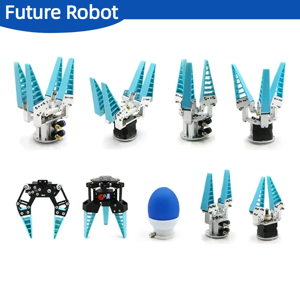 Grab Adaptive Pneumatic Electric Control Robot Flexible Mechanical Claw Bionic Flexible Mechanical Finger Fruit Sorting Gripper