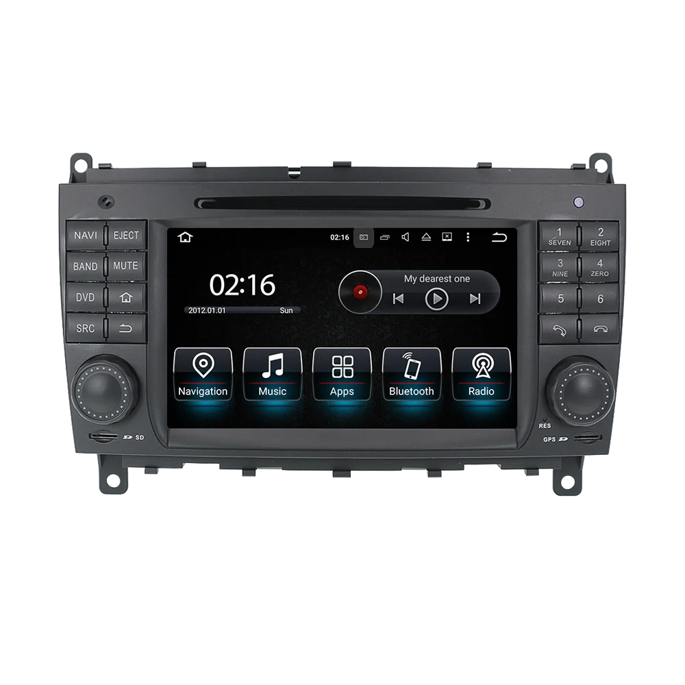 4 + 64G Android13.0 ستيريو لمرسيدس بنز C-Class W203 2004-2007 CLC CLK W209 CLS W2019 راديو السيارة GPS مشغل وسائط متعددة Carplay #3