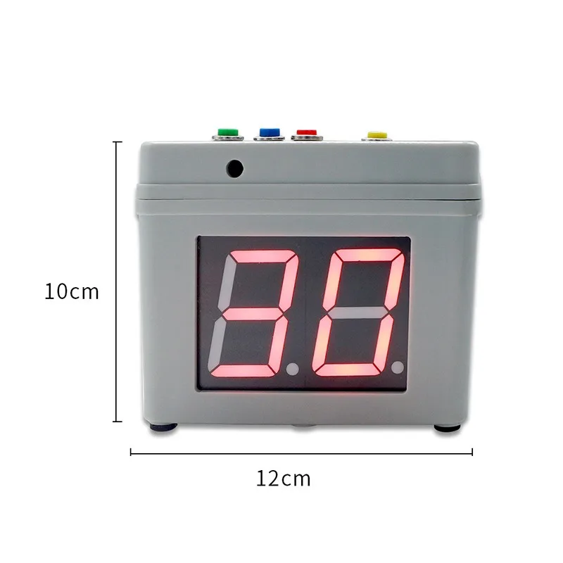 Four-sided desktop timer, chess and card competition countdown timer, chess and card electronic competition timer