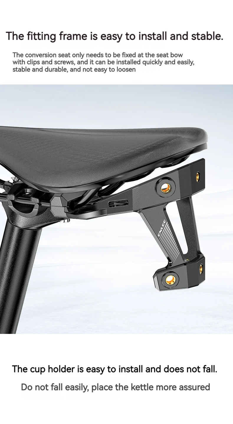 ENLEE Fahrrad Flasche Käfig MTB Rennrad Lenker Wasser Flasche Halter Sattelstütze Montieren Umwandlung Sitz Adapter Halterung Einstellbar – Detail 10