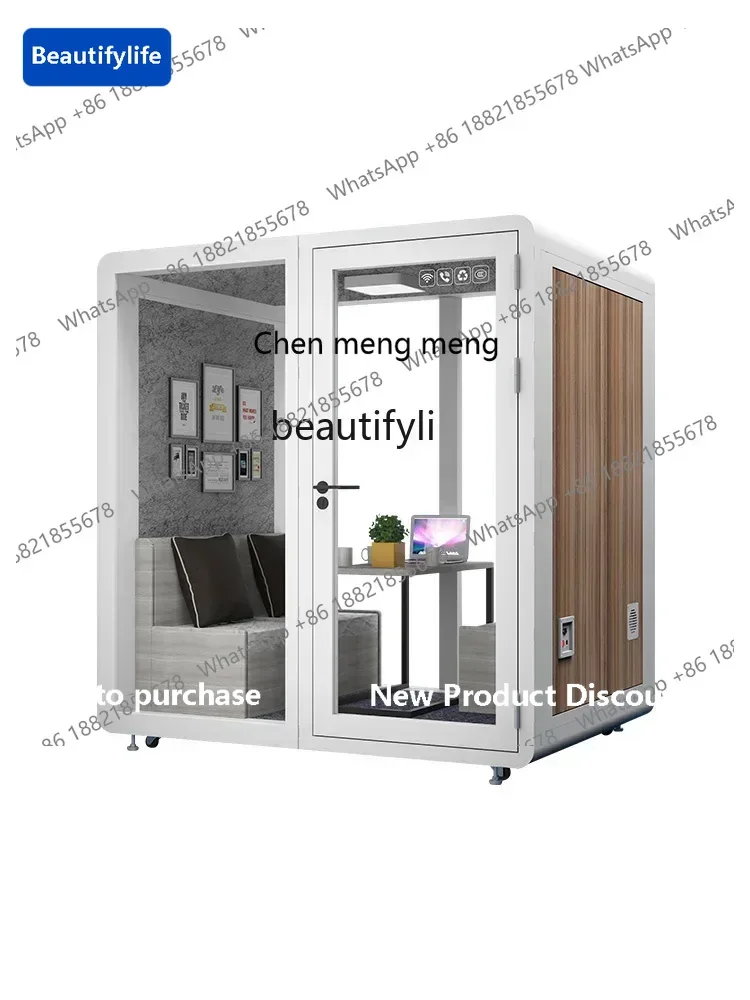 183ff Mobile Soundproof Room Home Karaoke Cabin Recording Studio Indoor Telephone Booth Piano Sleep Mute Warehouse