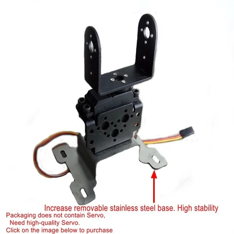 Servo bracketF Short Pan And Tilt Servos Bracket Sensor Mount Kit For Robot Arduino Compatible Wholesale Retail