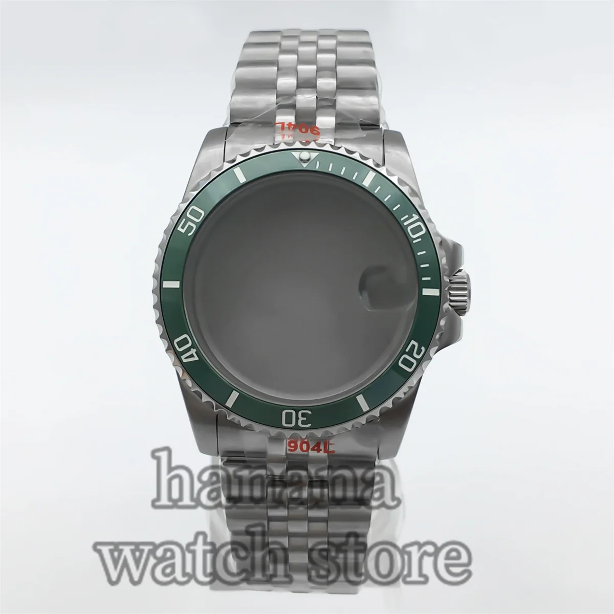 36 مللي متر 38 مللي متر غواص مقاوم للماء حاوية من الفولاذ المقاوم للصدأ السيراميك الحافة الياقوت الزجاج مناسبة لحركة NH34 NH35 NH36 ETA2824 PT5000