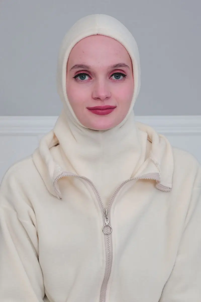 Crème pour os intérieur en molleton Hijab