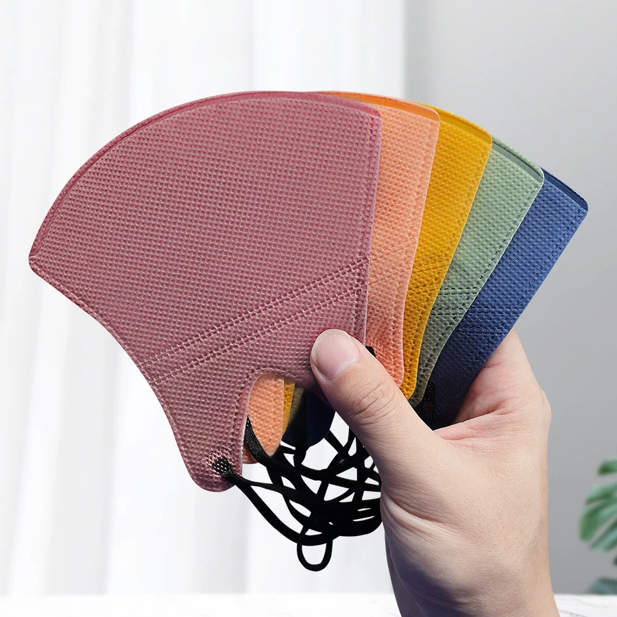 Morandi KN95 Mask Adult Repeated use Mouth Mask Printing 3d Face FFP2 Masks Mixed Color Elegant Lady Face Masque FFP2 Mask