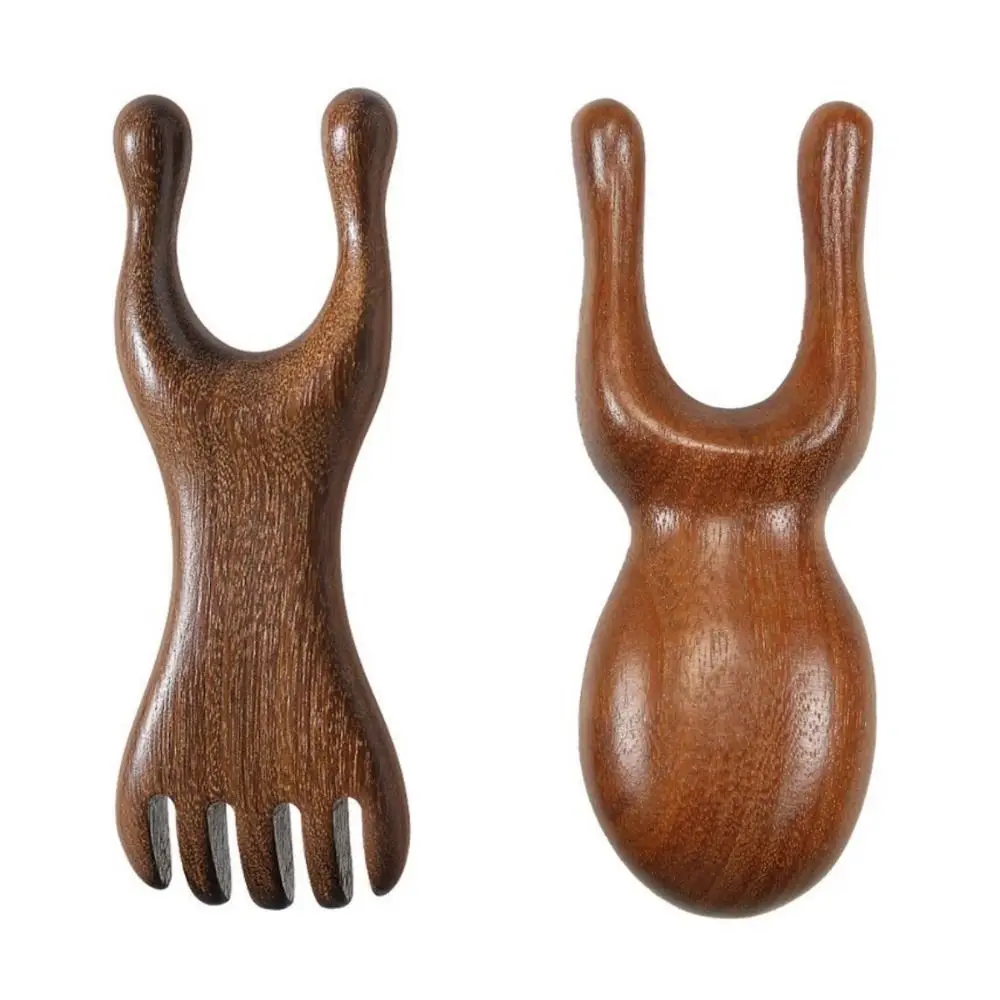 

Массажная расческа из сандалового дерева, портативный лифтинг для лица, массажер для носа, снимает усталость, стимулирует кровообращение, инструменты для массажа лица