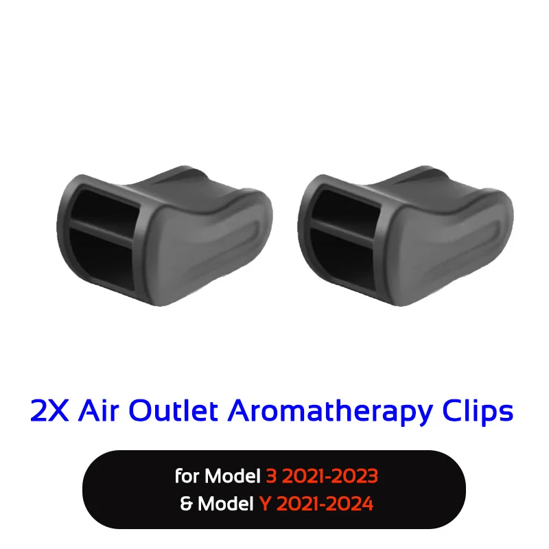 Für Tesla 3 Highland Y Juniper 2021-2026 Weicher Silikon-Aromatherapie-Clip-Adapter Lufterfrischer Duft-Lüftungshalter Zubehör