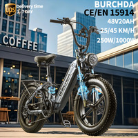 BURCHDA AZ20 48V 20AH Electric Bike – 20x 4.0 Fat Tires – EU Stock (Fast Delivery) – Adult Commuter Electric Bicycle EBike