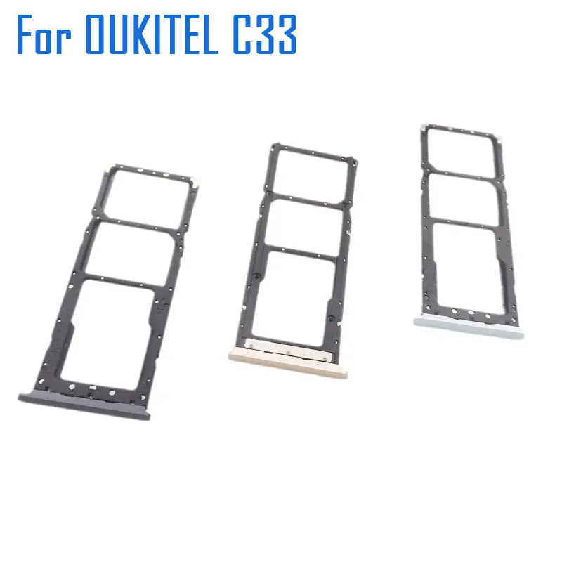 

New Original OUKITEL C33 SIM Card Sim Card Tray Holder Slot Adapter Accessories For OUKITEL C33 Smart Phone