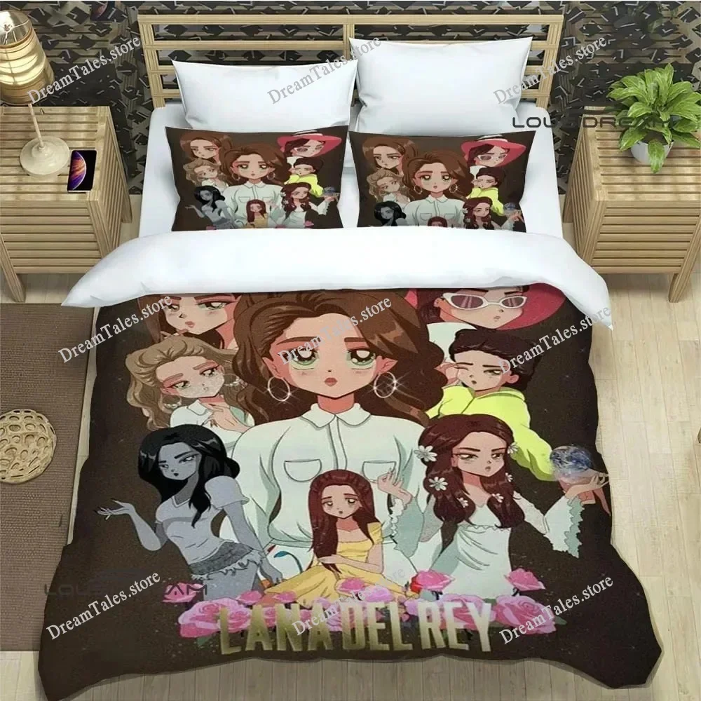 

Lana Del Rey Printed Bedding Sets Exquisite Bed Supplies Set Duvet Cover Bed Comforter Set Bedding Set Luxury Birthday Gift741