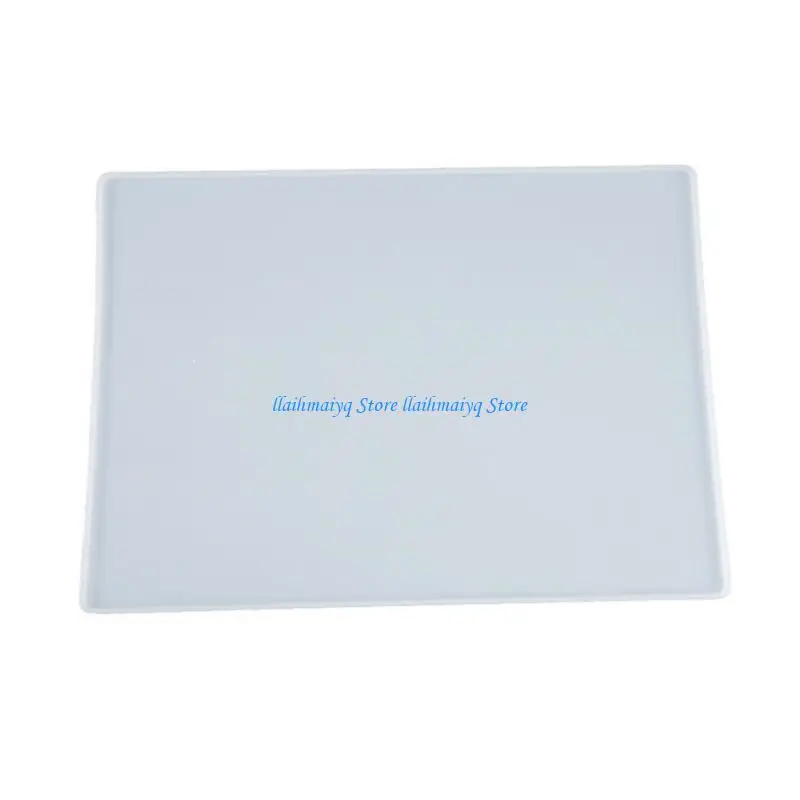 573B Epoxy Resin Casting Mold Writing Drawing Board Molds Rectangular Table Mat Casting Mold Silicone Mould Jewelry Tool