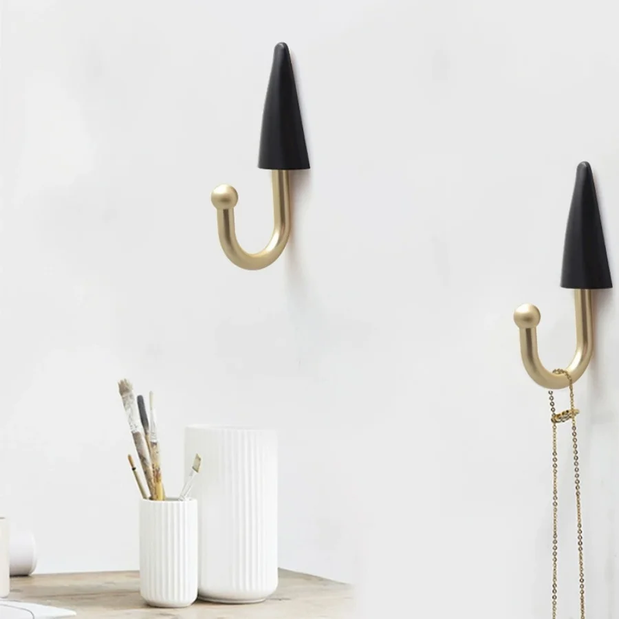 خطافات حائط من سبائك الزنك للحمام والمطبخ والمدخل والخزانة - تصميم موفر للمساحة يحمل المعاطف والمناشف وحقائب الظهر والقبعات والمفاتيح