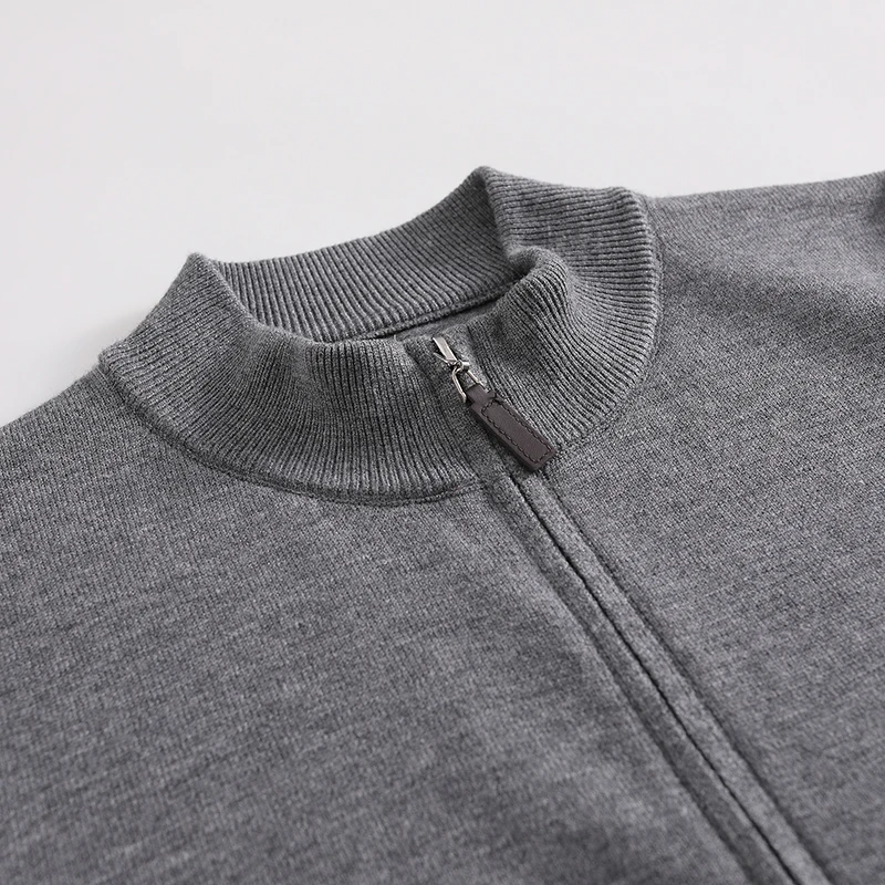 

Весенне-осенний мужской открытый кардиган с воротником-стойкой, свитер, повседневные брюки, модная брендовая мужская одежда, трикотажная верхняя одежда, спортивный комплект