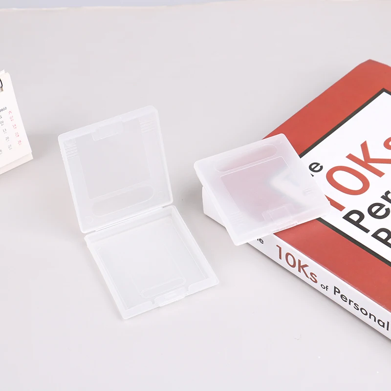 Transparente Game Card Box para Gameboy Pocket, Dust Cover Case, Proteção Case, 5pcs
