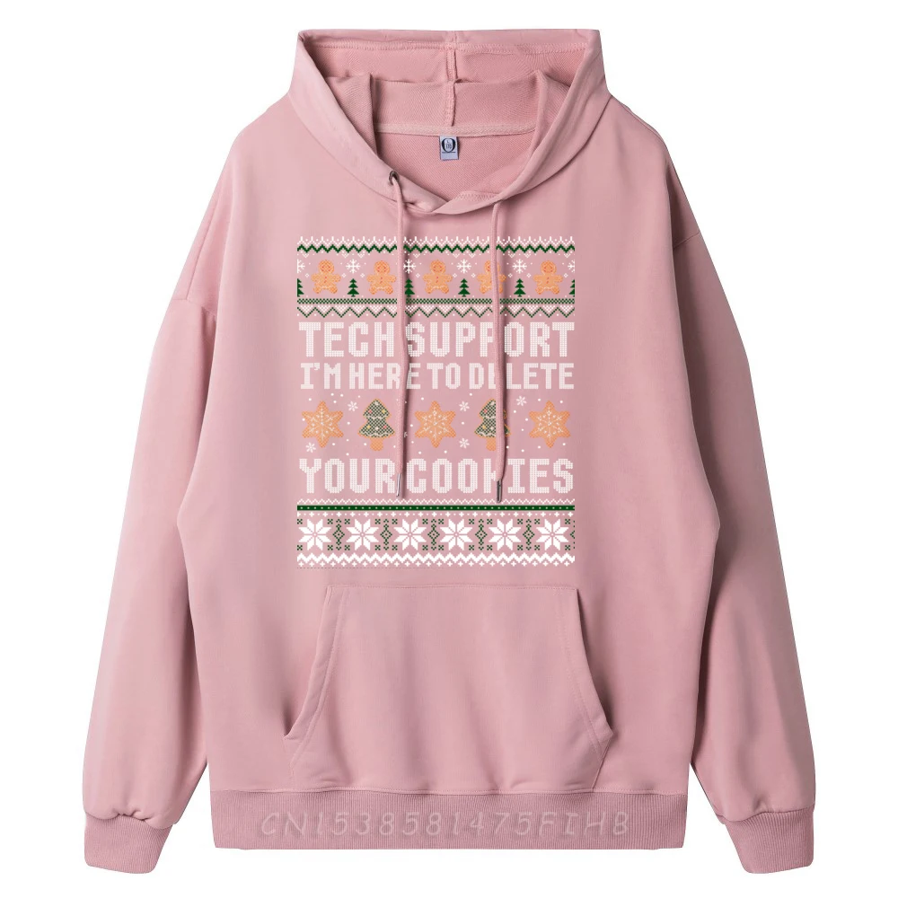 Funny Christmas Tech SupporHoodies Computer Programmer Funny Shirt Female Hoodie Men Christmas Sweater Long Sleeve - Image 3
