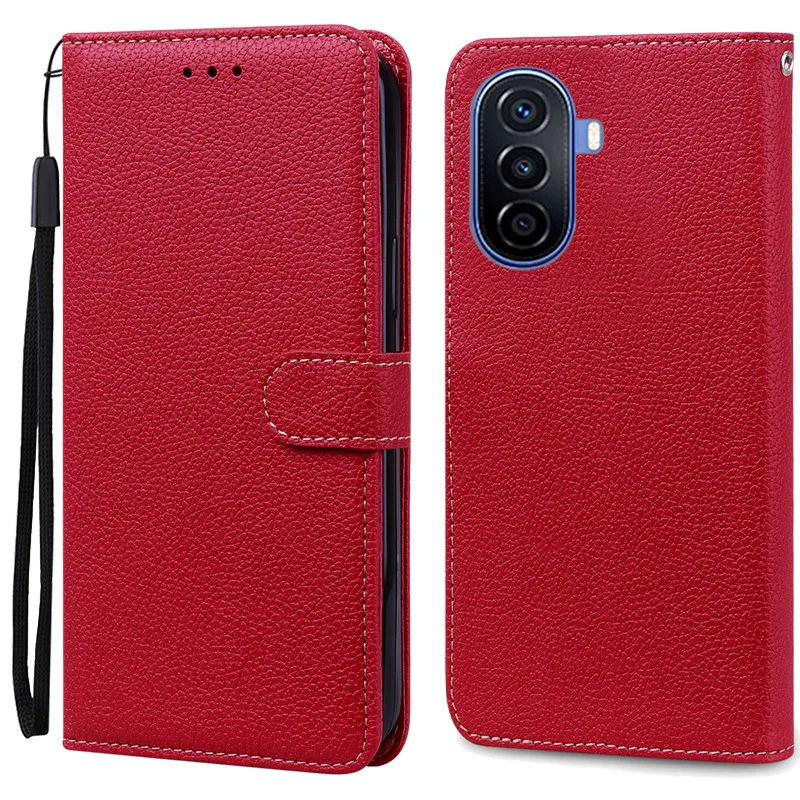 Candy Color Leather Flip Phone Case For Huawei Nova 11i 7 9 SE 10 Pro 2i 3 3i 8i 5T Y70 Y90 Y61 Case Wallet Cover Coque Fundas