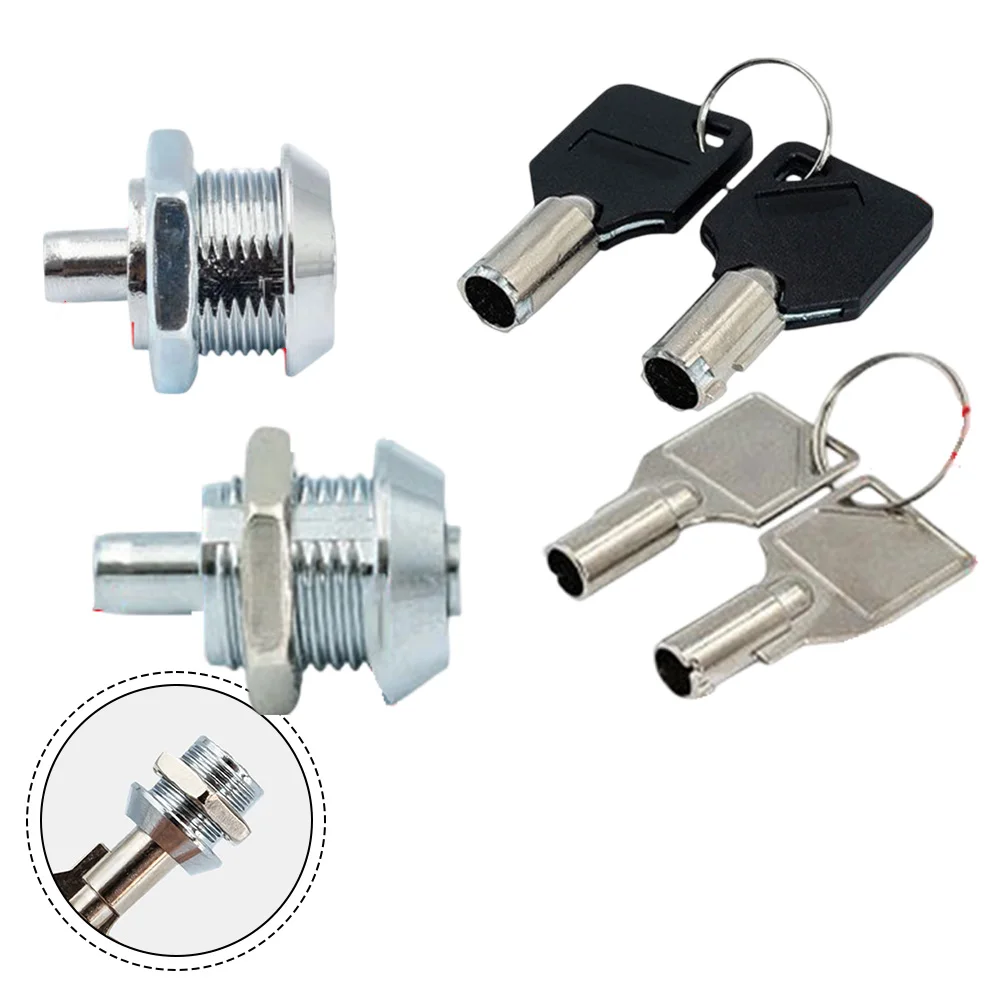 Zinc Alloy Plum Blossom Keyhole Lock For Securing Mailbox Cabinet Enclosures Chassis Cabinet Enclosures Light Box Assemblies