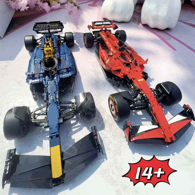 

MINISO Technical 42206 42207 F1 Building Blocks City Sport Super Racing Car Bricks Model Toy Christmas Birthday Gifts Home Decor