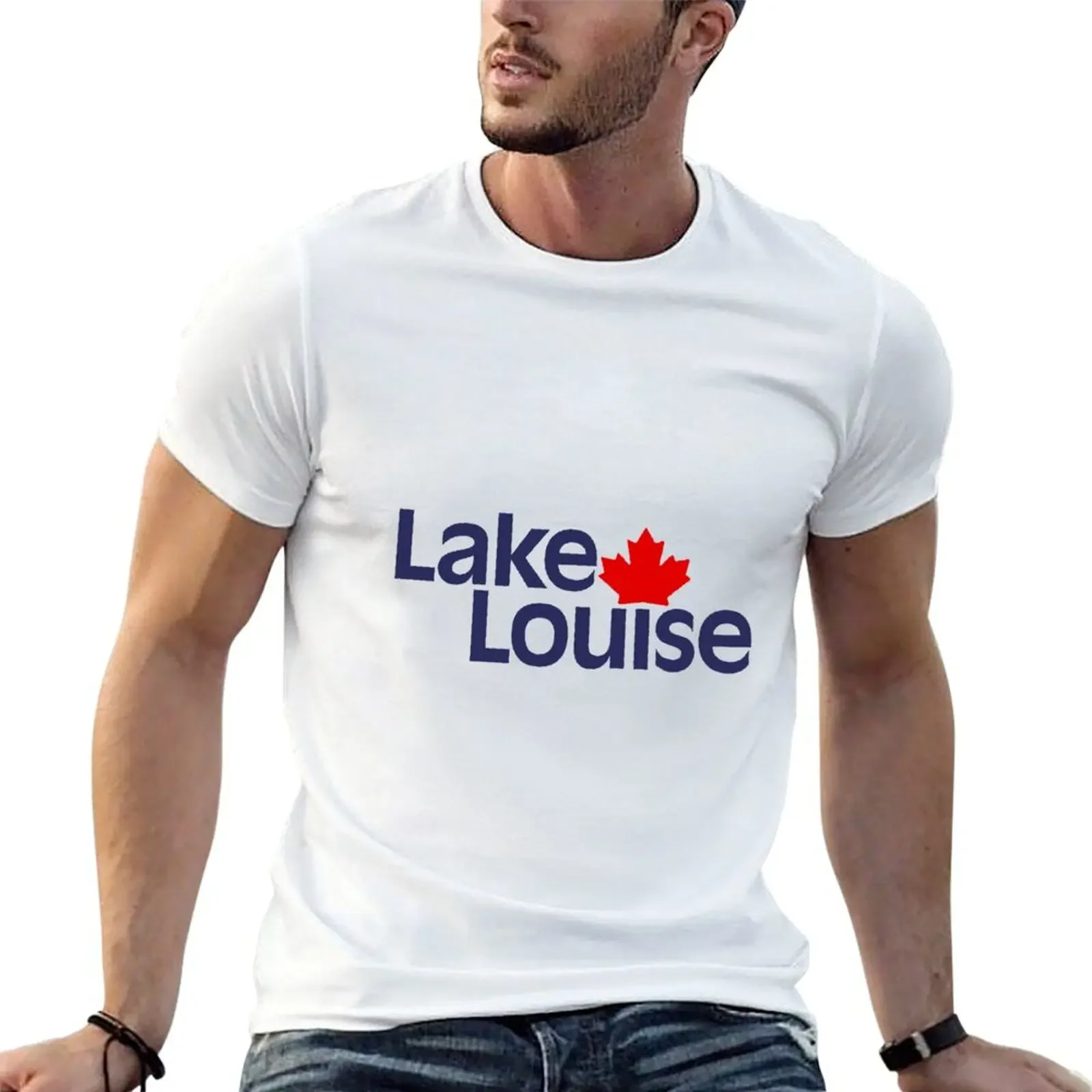 Lake Louise Canada T-Shirt korean fashion Personalized t-shirt basketball graphic tees anime clothes mens graphic t-shirts