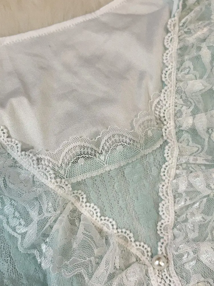 Gaun Pesta Lolita Renda Gotik Manis Ramping Punk Set 2 Potong Harajuku Gadis Populer Mode Korea Lengan Pendek Y2k 2000S Gaun Pesta Seksi