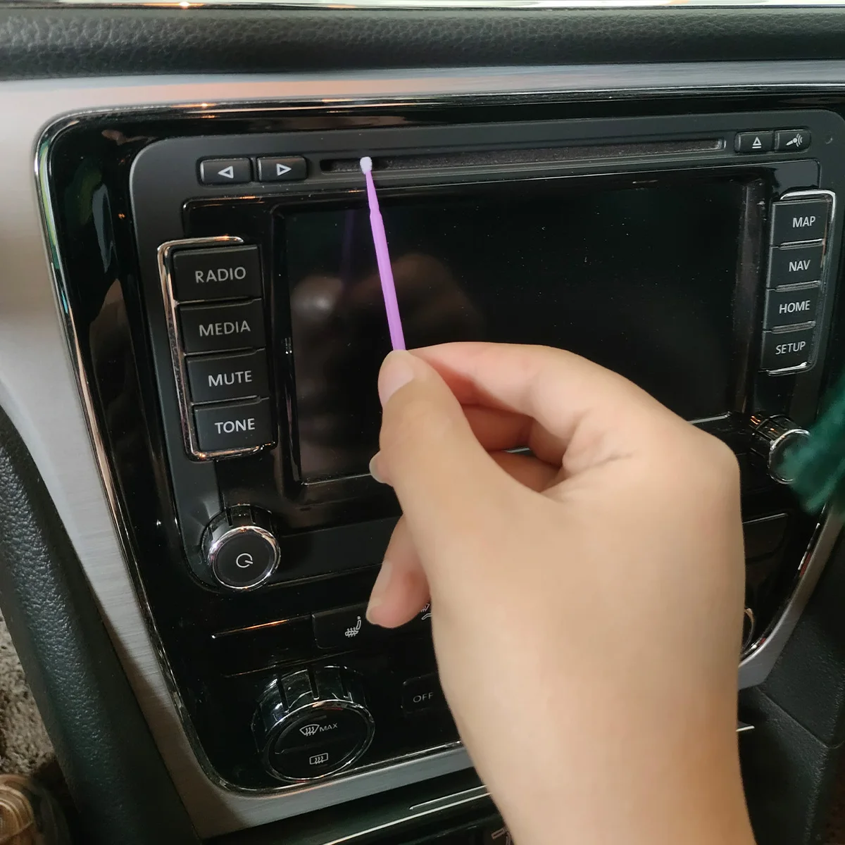 100PCS car interior detail cleaning tool, air outlet brush for cleaning gaps in narrow spaces, easy to use, multifunctional image 5