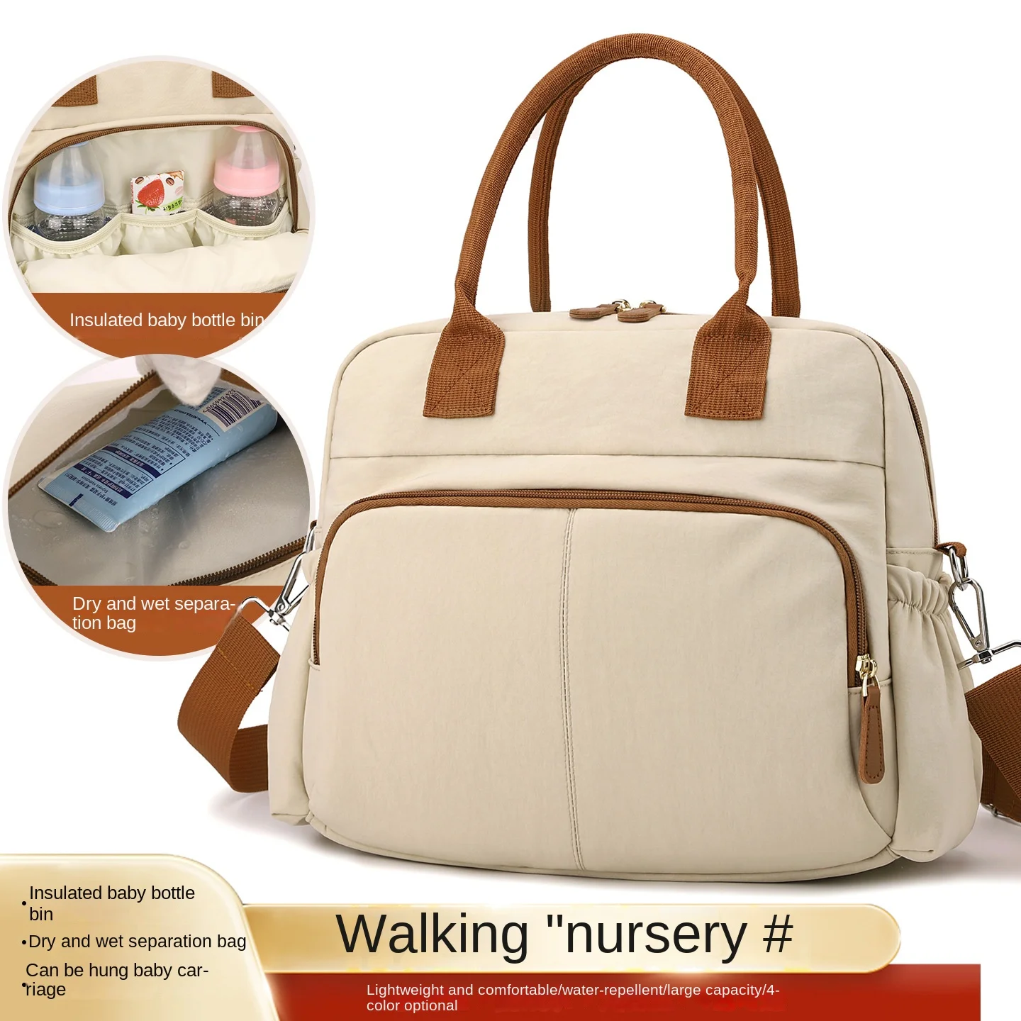 

Mummy Backpack Diaper Bags Large Capacity Multi-functional Outdoor Travel Maternity Bag Storage Travel Shoulder Stroller Bag