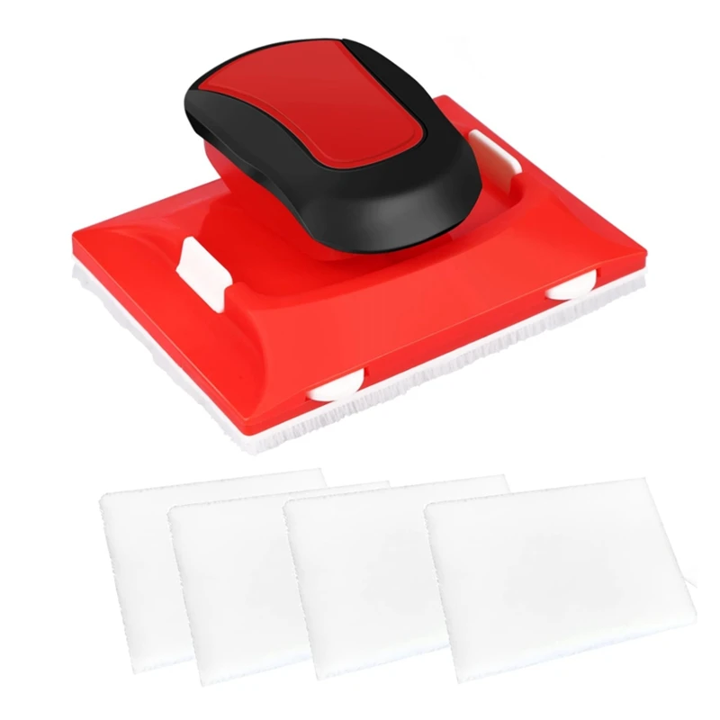 Paint Edge Trimmer Paint Pad Applicator, Red Plastic Washable Wall Corner And Edge Trimmer