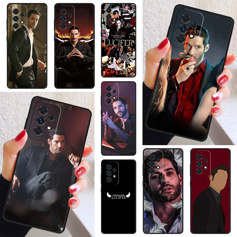 Lucifer Morningstar TV series Case Cover For Samsung Galaxy A52 A72 A73 A20e A21S A50 A70 A11 A12 A42 A31 A40 A51 A71 A32 A80