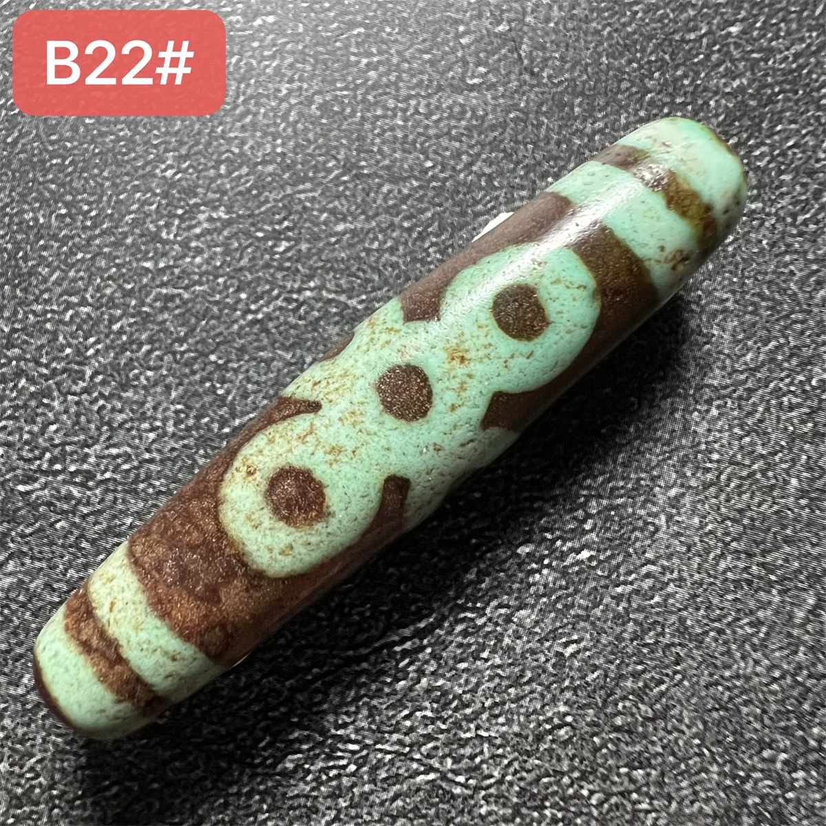 1pcs/lot Natural barley for jade turquoise handmade snow dzi Weathering lines calcify Old material Collectibles Ethnic style