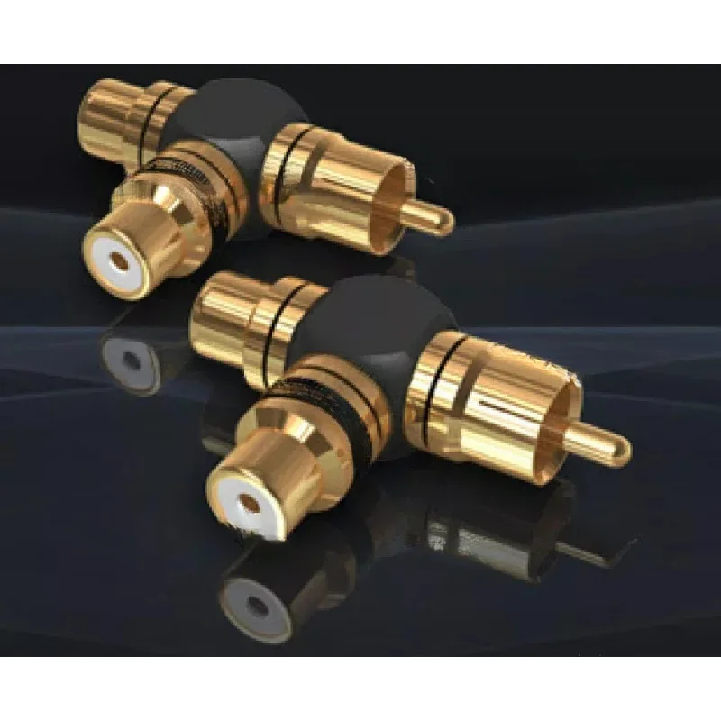 

VIABLUE Weibo RCA 1/2 Coaxial 1 In 2 OutTee Gold-Plated