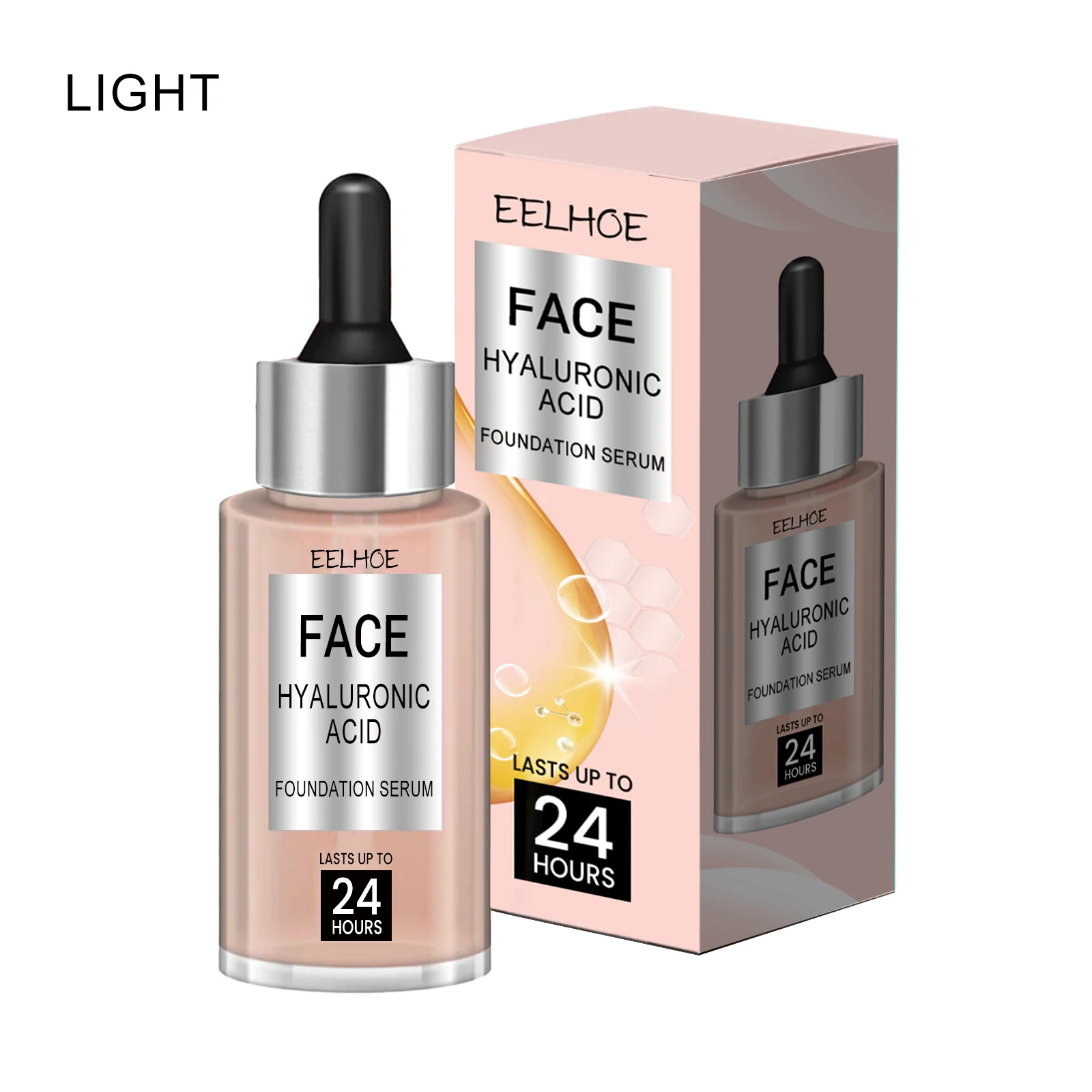 Flawless Liquid Foundation Concealer Serum Waterproof Professional Oil-Control Acne Spot Concealer Full Coverage Face Makeup 30g